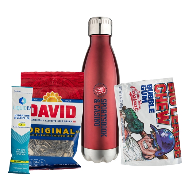17 oz. Water Bottle Gift Set with a Liquid IV® Electrolyte... from ASI 71685 Midnite Snax® / Promo Revolution