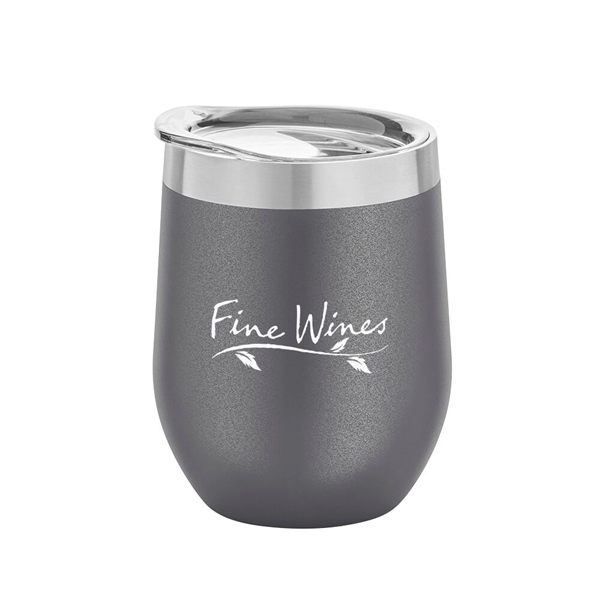 Double-wall, vacuum-insulated, stainless steel 12 oz. Napa stemless wine tumbler.... from ASI 88060 Snugz/USA Inc / Sweda®