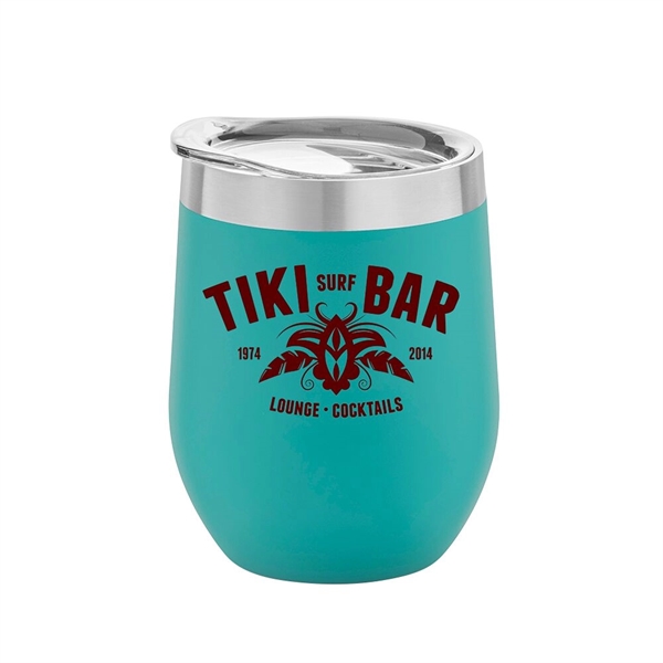 Double-wall, vacuum-insulated, stainless steel 12 oz. Napa stemless wine tumbler.... from ASI 88060 Snugz/USA Inc / Sweda®