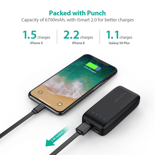 6700mAh Power Bank  is the most compact, powerful , and... from ASI 90154 Sunjoy Group Inc