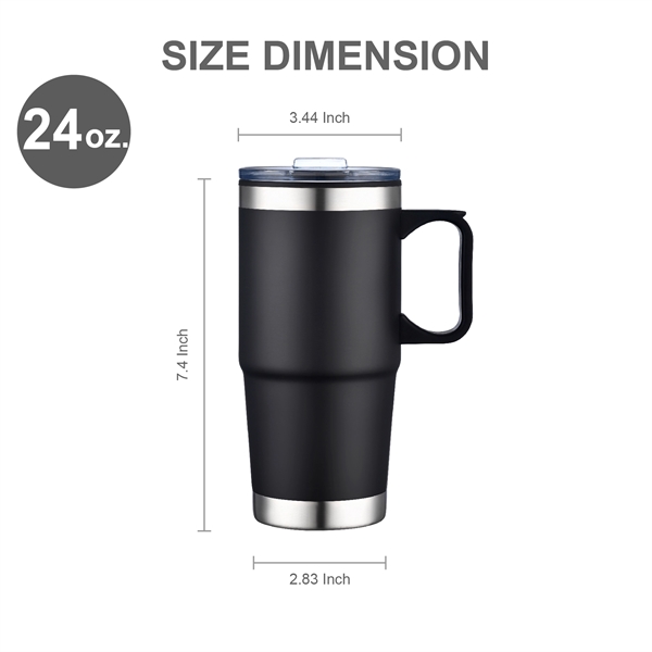 24oz Travel Mug with Stainless Steel Bottom... from ASI 39820 Opusline (Benmex) / Opus Line