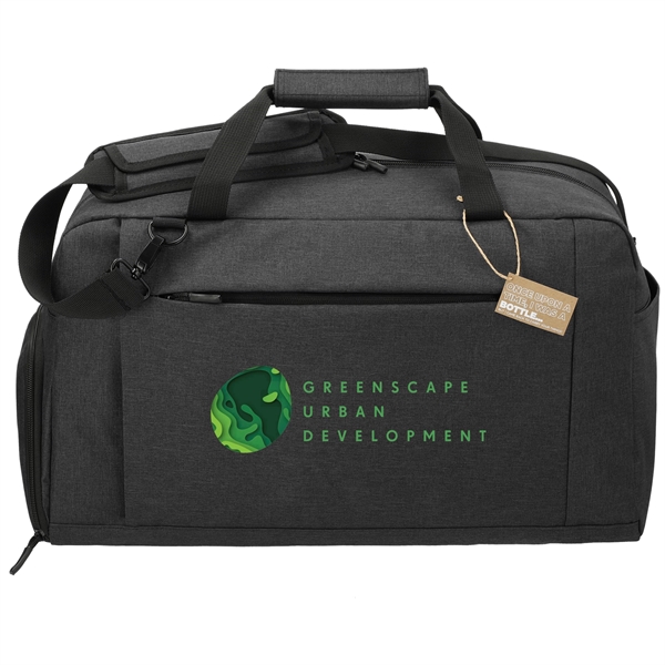 9.5" x 11" x 19.25" duffel bag made of recycled PET.... from ASI 66887 PCNA / Leeds