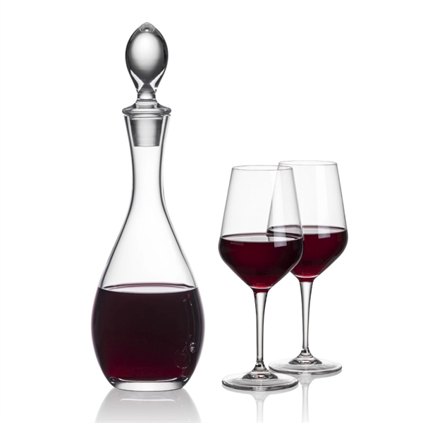 Lead Free Crystalline Malvern Decanter with 2 or 4 Germain wine... from ASI 84592 St Regis Group