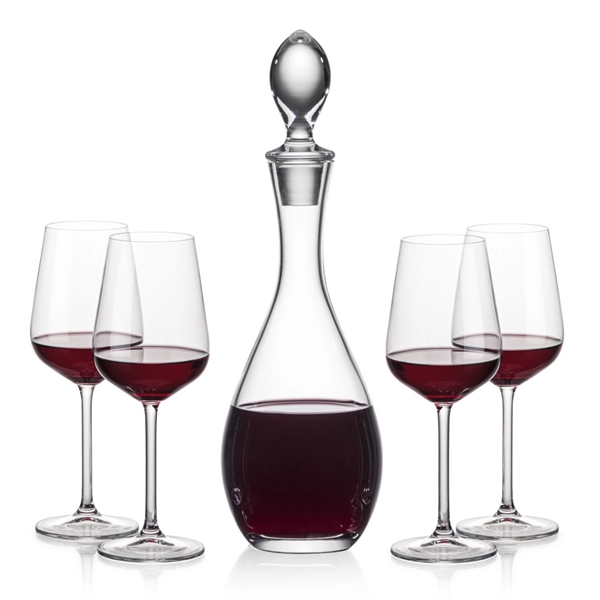 Lead Free Crystalline Malvern Decanter with 2 or 4 Elderwood wine... from ASI 84592 St Regis Group