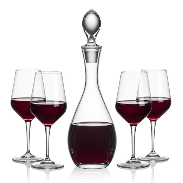 Lead Free Crystalline Malvern Decanter with 2 or 4 Germain wine... from ASI 84592 St Regis Group