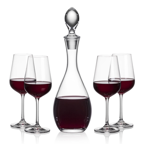 Lead Free Crystalline Malvern Decanter with 2 or 4 Laurent wine... from ASI 84592 St Regis Group