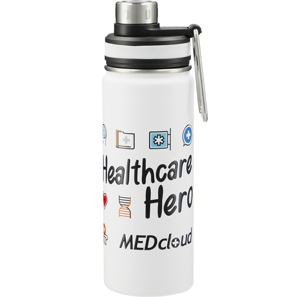 20 oz. stainless steel bottle with double wall vacuum insulation.... from ASI 66887 PCNA / Leeds