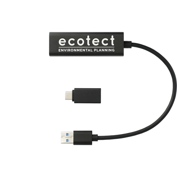 11.25" x 0.68" x 0.87" hub adapter with 4 USB ports... from ASI 66887 PCNA / Leeds