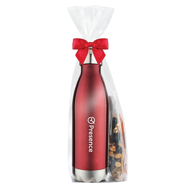 17 oz. Water Bottle Gift Set; includes a .4C® Sugar Free... from ASI 71685 Midnite Snax® / Promo Revolution