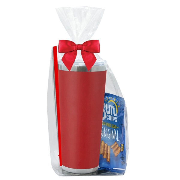 20 oz. Tumbler w/ Straw made from kitchen grade 18/8 stainless... from ASI 71685 Midnite Snax®