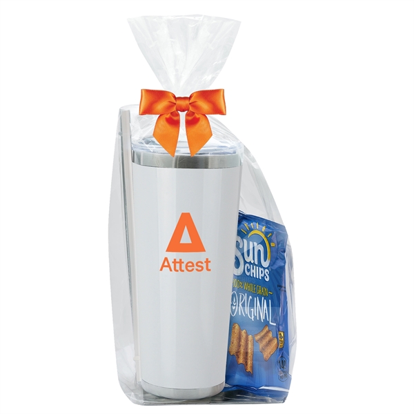 20 oz. Tumbler w/ Straw made from kitchen grade 18/8 stainless... from ASI 71685 Midnite Snax®