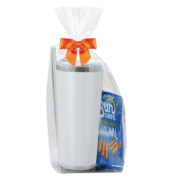 20 oz. Tumbler w/ Straw made from kitchen grade 18/8 stainless... from ASI 71685 Midnite Snax®