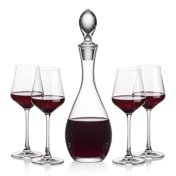 Lead Free Crystalline Malvern Decanter with 2 or 4 Blyth wine... from ASI 84592 St Regis Group