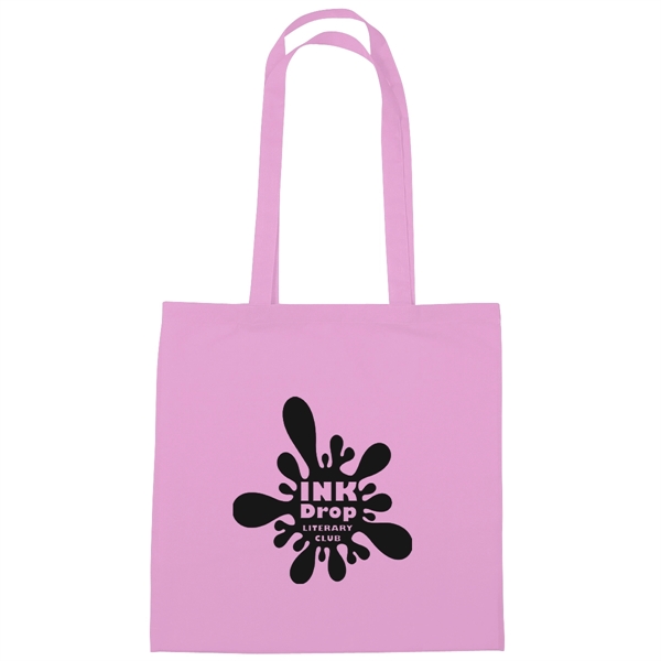 100% Natural Cotton Tote Bag.  30" Handles.  Spot Clean/Air... from ASI 61125 Hit Promotional Products / Hit®