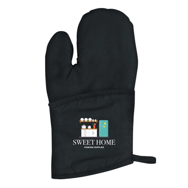 Quilted canvas oven mitt with large imprint area.... from ASI 61125 Hit Promotional Products / Hit®