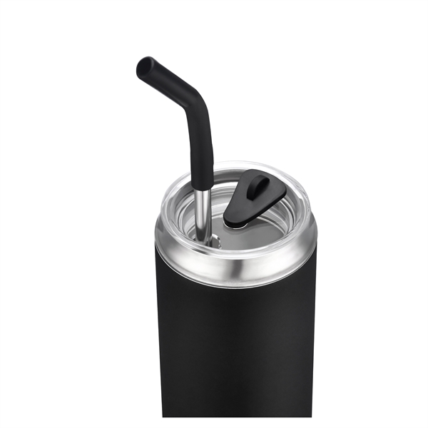 20 Oz. VisionSteel Frio Stainless Steel Bottle w/SS Straw... from ASI 80060 VisionUSA