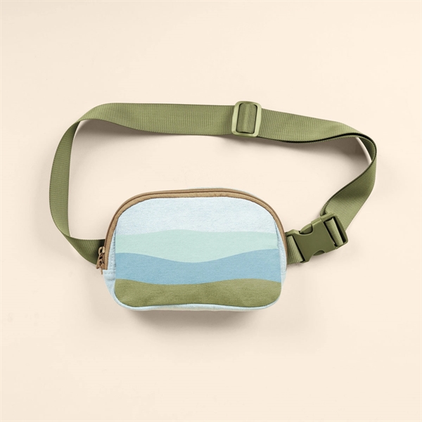 Adjustable nylon webbing belt. Double-pull zipper. Lined with natural muslin.... from ASI 74710 Numo