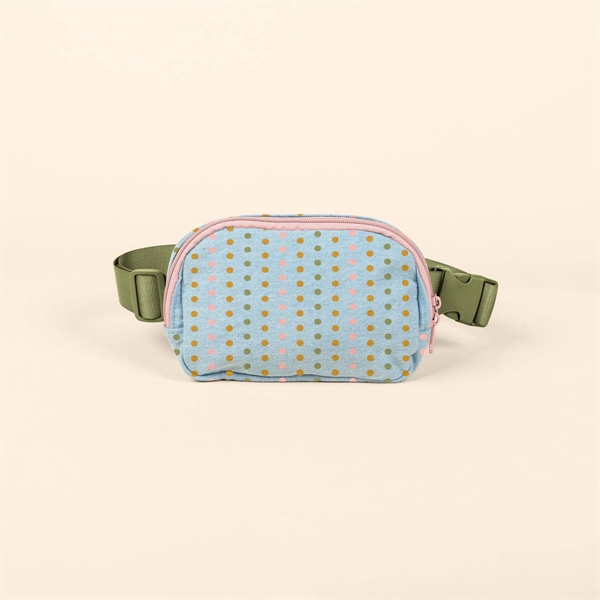 Adjustable nylon webbing belt. Double-pull zipper. Lined with natural muslin.... from ASI 74710 Numo