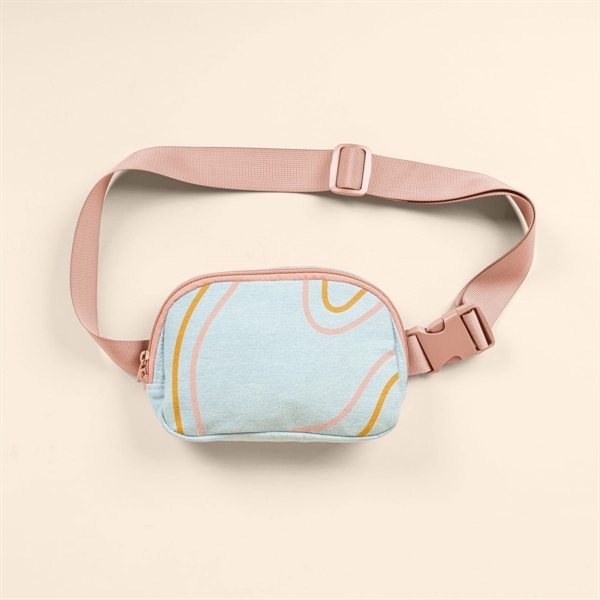 Adjustable nylon webbing belt. Double-pull zipper. Lined with natural muslin.... from ASI 74710 Numo