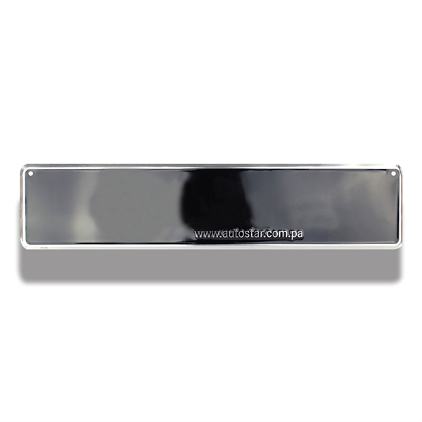 4.5" x 20.5" embossed aluminum European license plate.... from ASI 50120 Dixie Seal & Stamp Co Inc / Dixiline