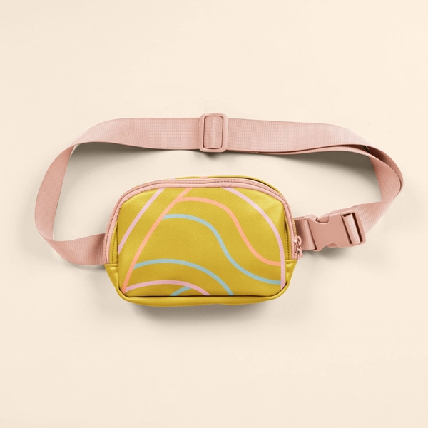 Adjustable nylon webbing belt. Double-pull zipper. Lined with natural muslin.... from ASI 74710 Numo