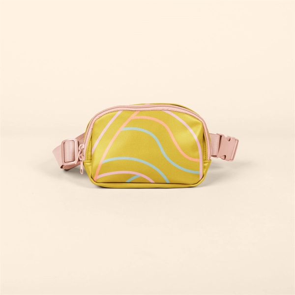 Adjustable nylon webbing belt. Double-pull zipper. Lined with natural muslin.... from ASI 74710 Numo