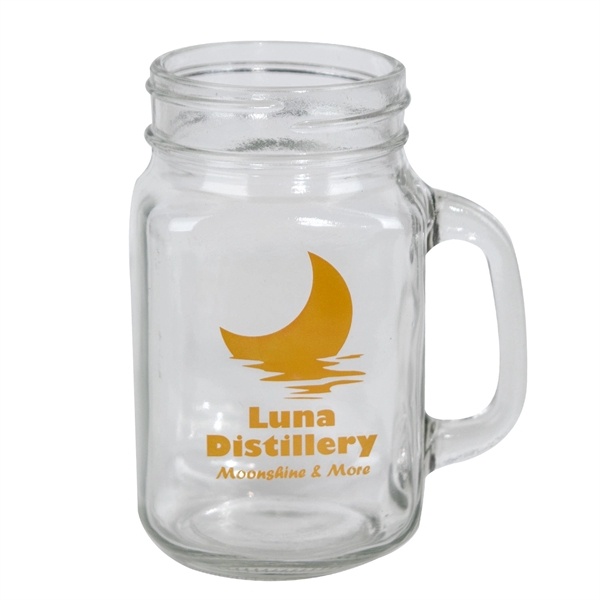 This 16 oz.printed mason jars with handles are perfect for all... from ASI 62088 IDProductsource