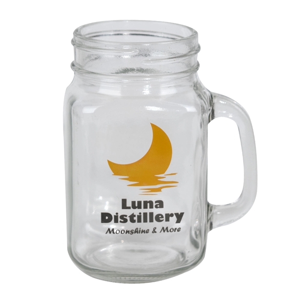 This 16 oz.printed mason jars with handles are perfect for all... from ASI 62088 IDProductsource