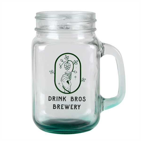 This 16 oz.printed mason jars with handles are perfect for all... from ASI 62088 IDProductsource
