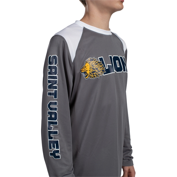 Adult Tip-Off Shooter Shirt. 100% polyester wicking knit with color secure®... from ASI 37461 Augusta Sportswear