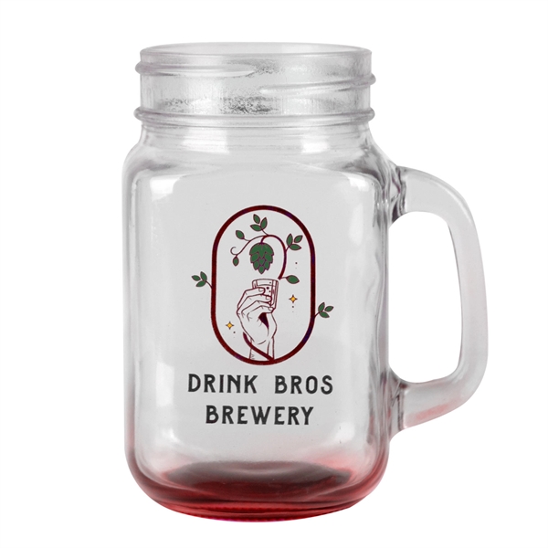 16 oz. printed mason jars with handles are perfect for all... from ASI 62088 IDProductsource