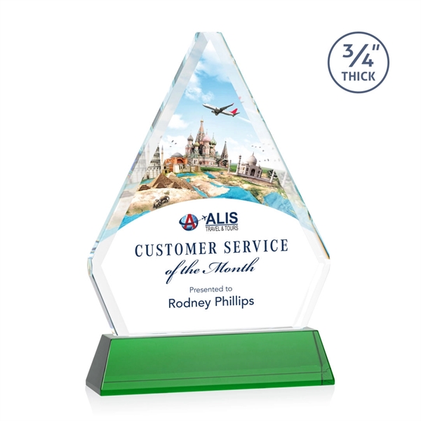 Fyreside VividPrint™ Award on Newhaven - Green... from ASI 84592 St Regis Group / St Regis