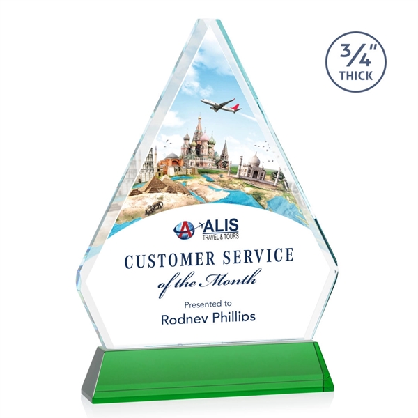 Fyreside VividPrint™ Award on Newhaven - Green... from ASI 84592 St Regis Group / St Regis