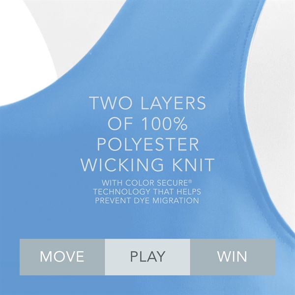 Reversible wicking tank top that wicks moisture and features an outside... from ASI 37461 Augusta Sportswear / Augusta Sportswear, Inc. d/b/a Momentec Brands