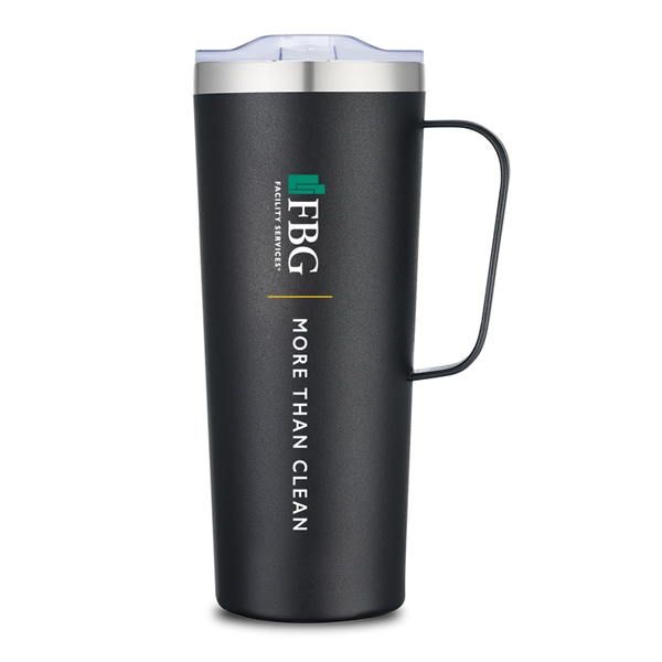 28oz Stainless Steel Mug, BPA free,  sturdy wide-mouth mug is... from ASI 90154 Sunjoy Group Inc