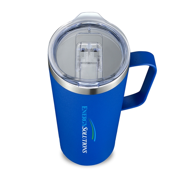28oz Stainless Steel Mug, BPA free,  sturdy wide-mouth mug is... from ASI 90154 Sunjoy Group Inc