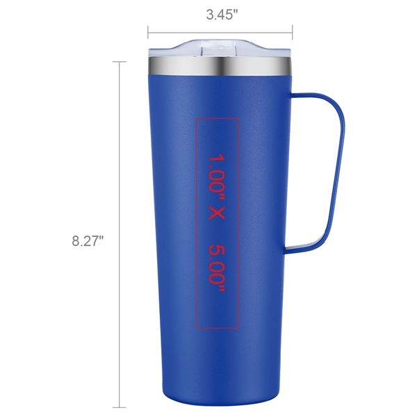 28oz Stainless Steel Mug, BPA free,  sturdy wide-mouth mug is... from ASI 90154 Sunjoy Group Inc