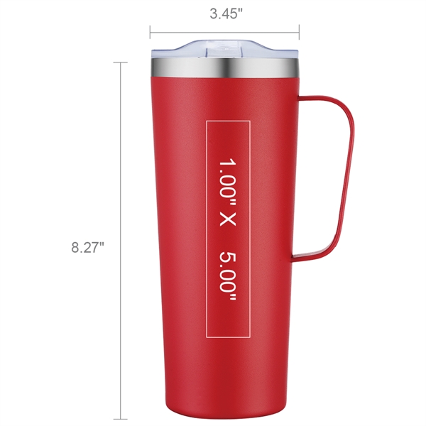 28oz Stainless Steel Mug, BPA free,  sturdy wide-mouth mug is... from ASI 90154 Sunjoy Group Inc