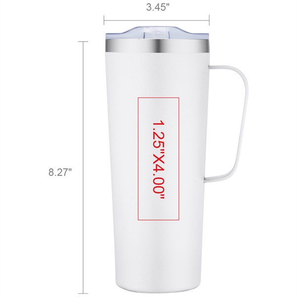 28oz Stainless Steel Mug, BPA free,  sturdy wide-mouth mug is... from ASI 90154 Sunjoy Group Inc