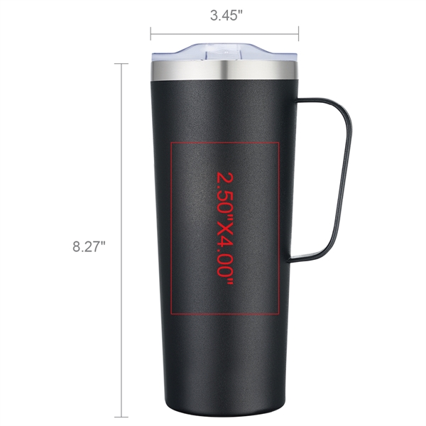 28oz Stainless Steel Mug, BPA free,  sturdy wide-mouth mug is... from ASI 90154 Sunjoy Group Inc