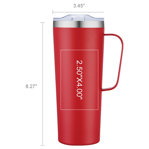 28oz Stainless Steel Mug, BPA free,  sturdy wide-mouth mug is... from ASI 90154 Sunjoy Group Inc