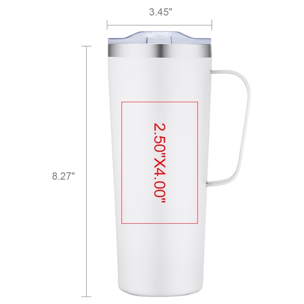 28oz Stainless Steel Mug, BPA free,  sturdy wide-mouth mug is... from ASI 90154 Sunjoy Group Inc