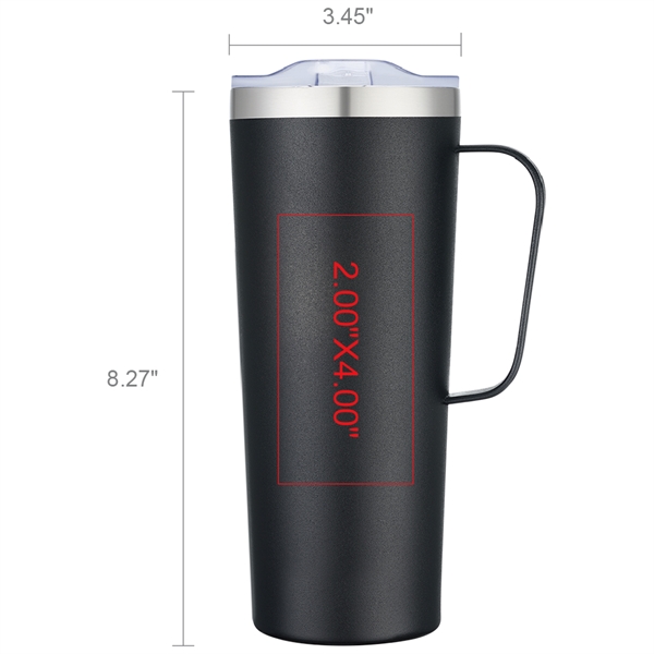 28oz Stainless Steel Mug, BPA free,  sturdy wide-mouth mug is... from ASI 90154 Sunjoy Group Inc