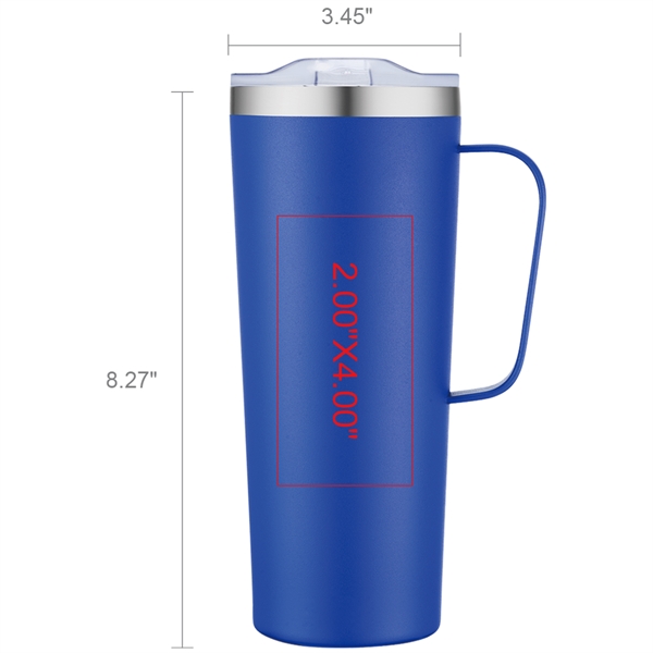 28oz Stainless Steel Mug, BPA free,  sturdy wide-mouth mug is... from ASI 90154 Sunjoy Group Inc