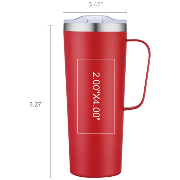 28oz Stainless Steel Mug, BPA free,  sturdy wide-mouth mug is... from ASI 90154 Sunjoy Group Inc