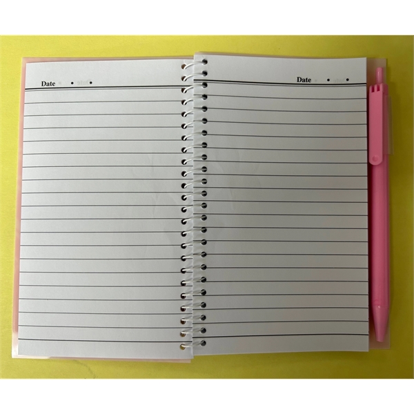 Spiral Notepad Courage, Hope, Strength Cancer Awareness Spiral Notepad with Pen... from ASI 57713 Glow Promotions / Glow Promotions