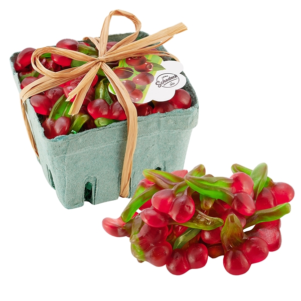 Candy filled produce basket with gummy cherries (7 oz.).... from ASI 71685 Midnite Snax®