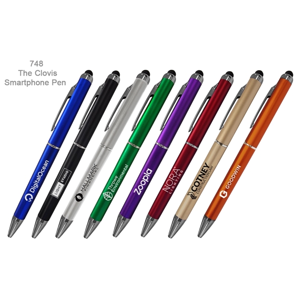 Elegant Stylus Tip Ballpoint Pens - Ready Inventory In New Jersey... from ASI 45100 Chulani Promotional Products, Inc / Competitive Edge Innovations/Chulani