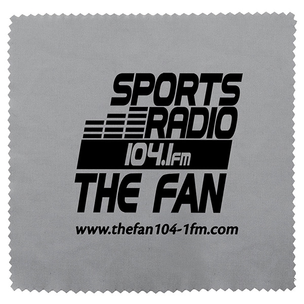 8" x 8" microfiber cleaning cloth with serrated edges.... from ASI 62660 Innovation Line