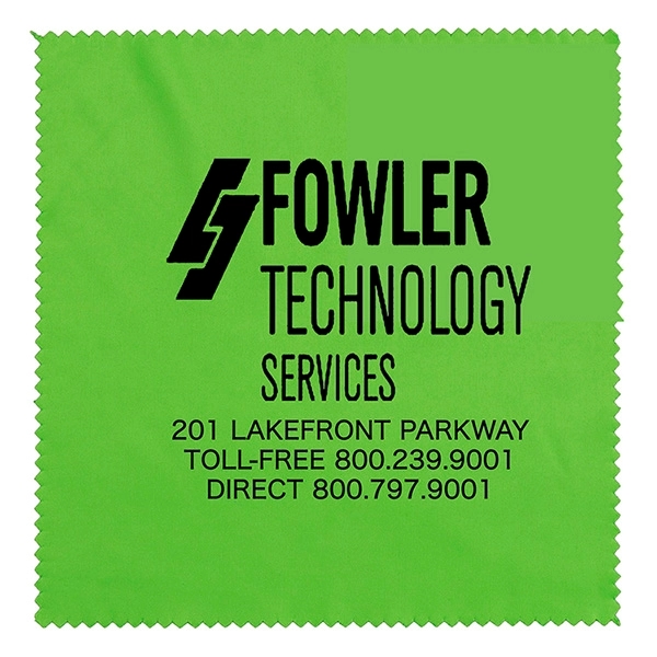 8" x 8" microfiber cleaning cloth with serrated edges.... from ASI 62660 Innovation Line